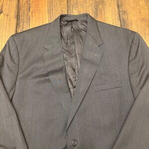 Jos A Bank Signature Collection Men's Gray Wool Blazer Jacket‎ 48R, Formal wear